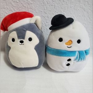 2019 4.5" Ryan and Manny Christmas Squishmallows